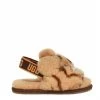 Ugg Fluff Animal Slides Infants for Baby Shoes and Boots Colour Daisy/Earth