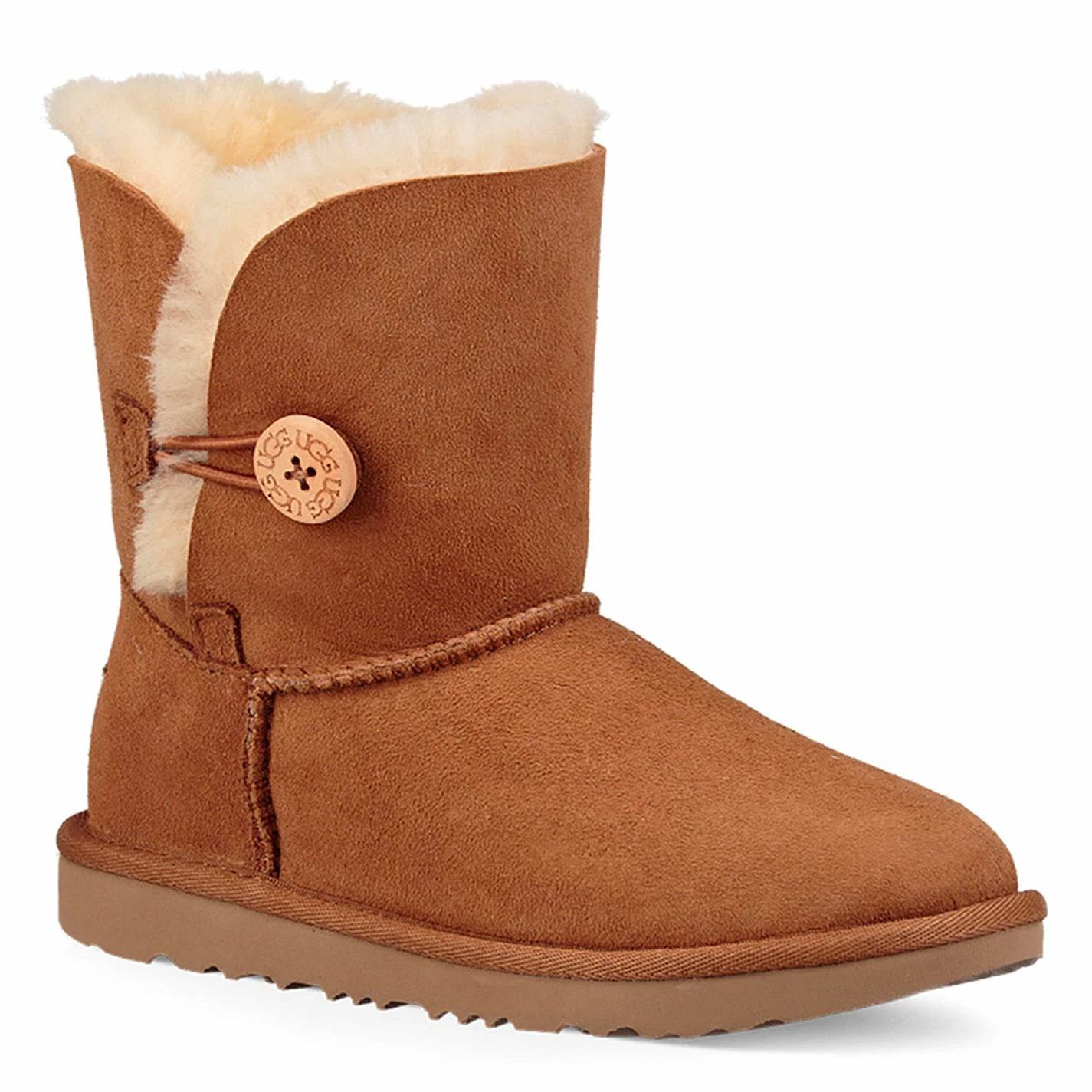 Ugg Button Boots for Kids' Boots Colour Chestnut - Image 2