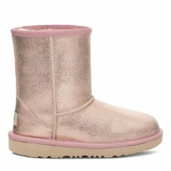 Ugg Classic Glitter Boot for Kids' Boots Colour Rose Gold