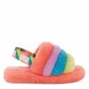 Ugg Fluff Yeah Slides for Kids' Slippers Colour Peach Bliss