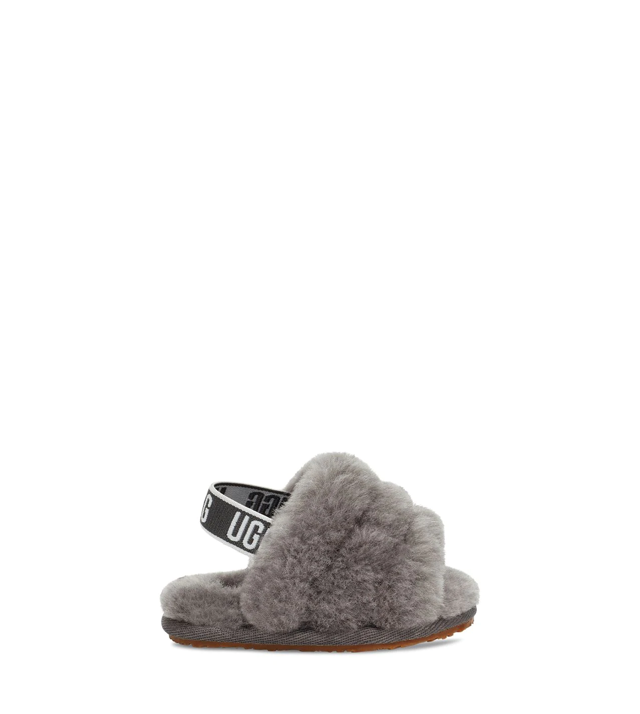 Ugg Fluff Yeah Slides for Kids' Slippers Colour Charcoal