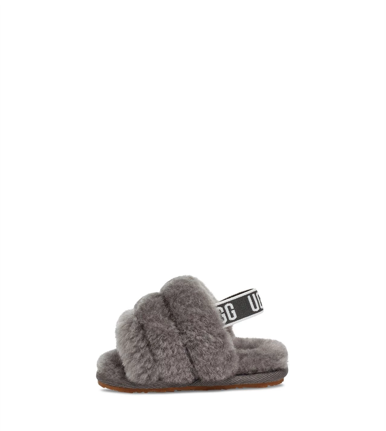 Ugg Fluff Yeah Slides for Kids' Slippers Colour Charcoal - Image 2