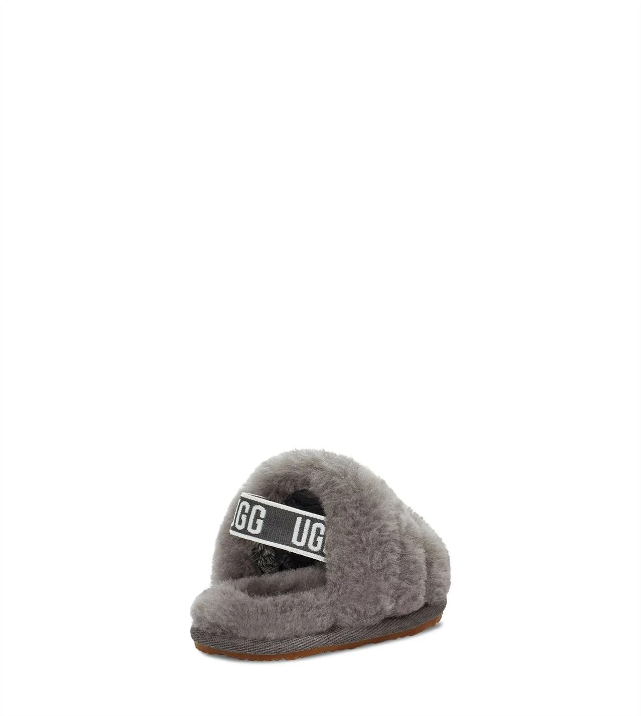 Ugg Fluff Yeah Slides for Kids' Slippers Colour Charcoal - Image 3