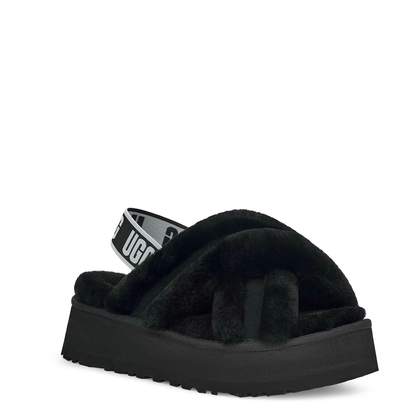 Ugg Ugg Disco Cross Slippers Womens for Women's Slippers Colour Black - Image 3