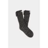 Ugg Laila Fleece Sock for Women's Socks Colour Charcoal/Silver