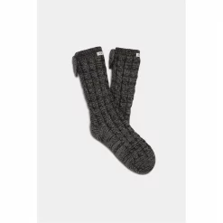Ugg Laila Fleece Sock for Women's Socks Colour Charcoal/Silver