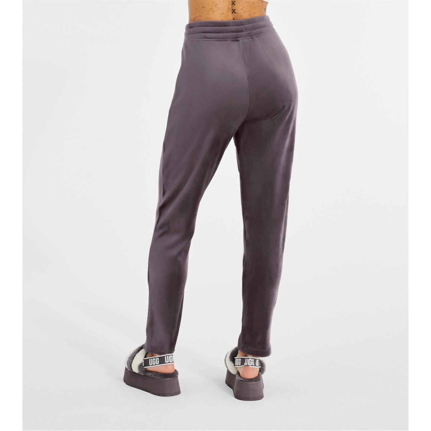 Ugg Haydn Velour Jogging Pants for Running Trousers Colour Castle - Image 2