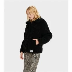 Ugg Frankie Sherpa Jacket for Coats & Jackets Colour Black
