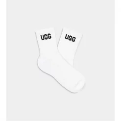 Ugg Ugg Logo Crew 3Pk Ld24 for Women's Socks Colour White