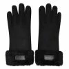 Ugg Turn Cuff Gloves for Ladies' Gloves Colour Black BLK
